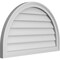 Ekena Millwork Round Top Surface Mount PVC Gable Vent w/ 2"W x 1-1/2"P Brickmould Frame, 32"W x 20"H GVPRT32X2002SN - alternate 4